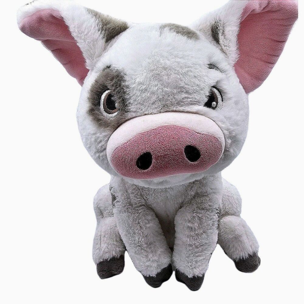 Moana Pua Pig Disney Store Plush Stuffed Animal Large 15" Authentic Soft